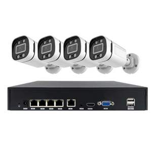 <span class=keywords><strong>Kit</strong></span> Ultra HD 8MP POE NVR, Street CCTV Bullet IP, ensemble de vidéo Surveillance extérieure de la maison, système de caméra de sécurité 2CH 4CH 8CH - Product Image 1