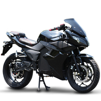 EEC Moto Cyclisme Essence Vélo 150cc Vélo Électrique 3000w 17 ''Moteur Roue Arrière