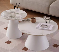 Table basse élégante de style nordique, au design minimaliste pour un décor contemporain