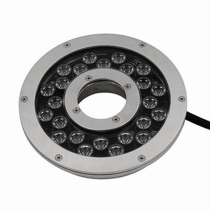 Vòi Phun Đài Phun Nước Vòng Đèn DMX IP68 Chìm Máy Bay Phản Lực Phun Nước Lên Ánh Sáng RGB 316SS 24V 72 Wát Cảnh Quan Siêu Sáng LED -20 - 45 - Product Image 1