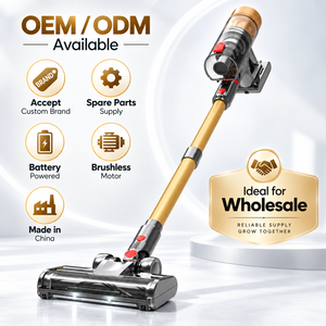Aspirateur balai sans fil OEM ODM 550W sans balais, 37KPa, 1.2L, filtre HEPA, pour tapis, parquet et carrelage - Product Image 5