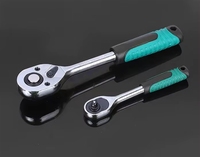 Boîte de couleur verte, ensemble d'outils automobiles de 121 pièces, clé à cliquet, douilles et embouts de tournevis, ensemble d'outils à main