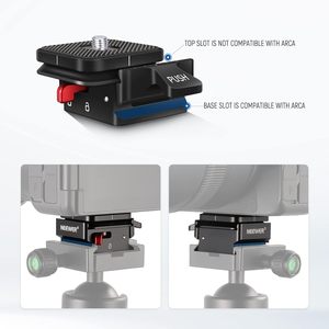 Neewer phát hành nhanh chóng tấm, Máy ảnh núi Adapter với 1/4 "và <span class=keywords><strong>3</strong></span>/8" vít chủ đề, phát hành nhanh chóng hệ thống cho chân máy, monopod - Product Image 4