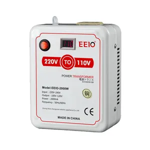 2000W220V to 110V voltage converter used to Japan and American Electric Appliance Voltage Transformer with voltage display