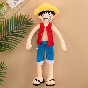 Juguetes de Peluche de One Piece, Muñecos de Peluche de <span class=keywords><strong>Luffy</strong></span>, Chopper, <span class=keywords><strong>Monkey</strong></span> <span class=keywords><strong>D</strong></span>. <span class=keywords><strong>Luffy</strong></span>, Roronoa Zoro, Muñecos de Peluche de Dibujos Animados de Navidad - Product Image 3