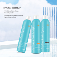 Spray coiffant en aérosol pour cheveux, Spray coiffant puissant et lavable