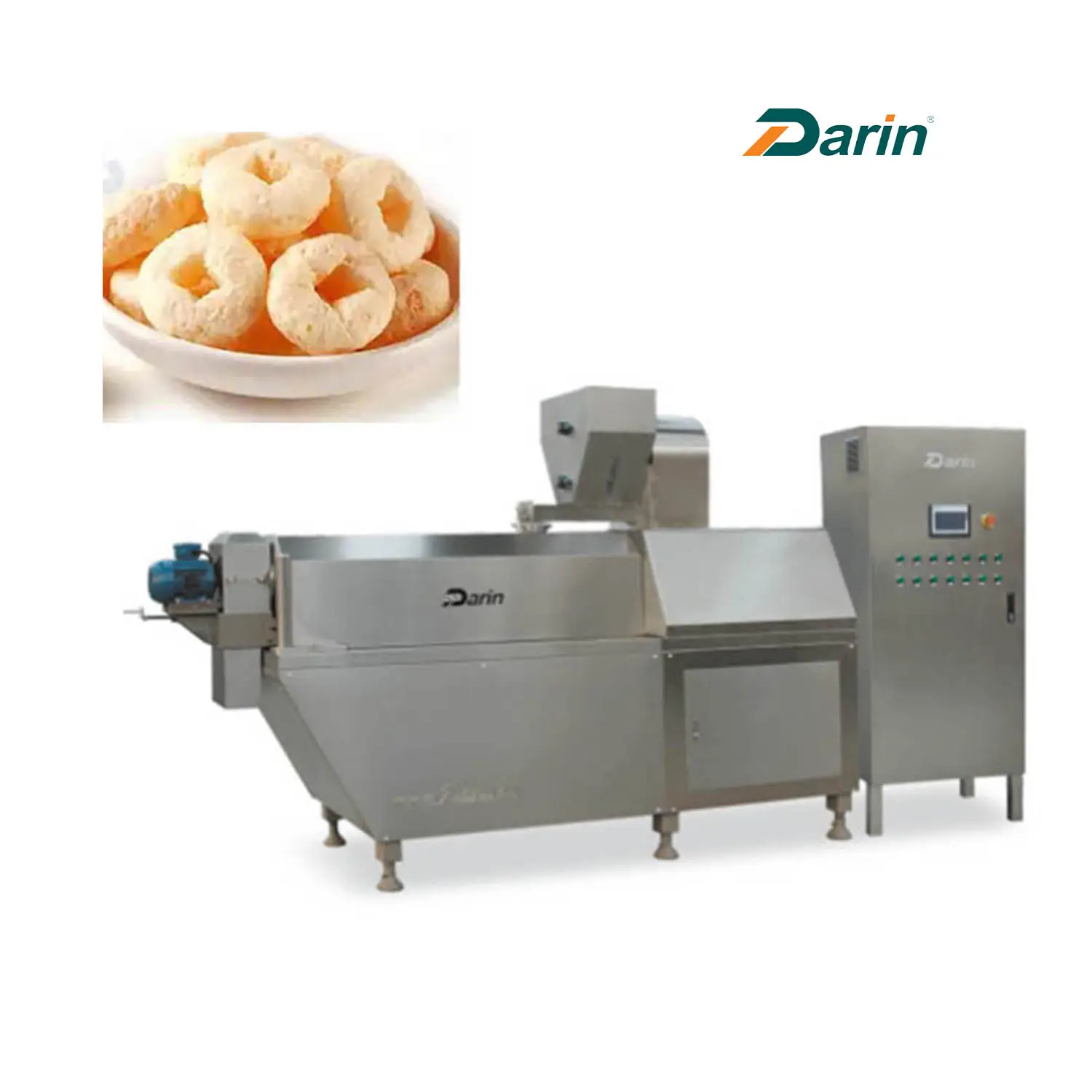 Kleine Corn Puff Extruder Machine Mini Gepofte Rijst Maken Machine Puffing Snack Machine