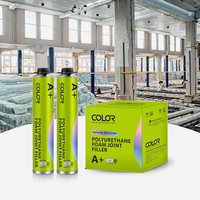 Mousse polyuréthane en spray 750 ml, isolation, imperméabilisation, ignifugation, forte expansion, prix avantageux, pour le travail du bois