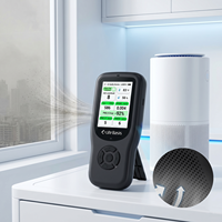 Detector Láser de PM2.5 y PM10 con Monitoreo 10 en 1 |   Contador de Partículas Preciso para Polvo y Humo |   Monitor de Calidad del Aire con AQI