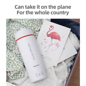 Mini hervidor <span class=keywords><strong>pequeño</strong></span> de acero inoxidable para coche, <span class=keywords><strong>termo</strong></span> de viaje eléctrico portátil para hervir <span class=keywords><strong>agua</strong></span> caliente, taza de té, función de Control de temperatura - Product Image 3