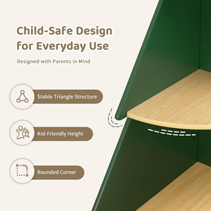 Estantería <span class=keywords><strong>de</strong></span> Madera para Niños con Forma <span class=keywords><strong>de</strong></span> Árbol, Regalo <span class=keywords><strong>de</strong></span> Navidad, Estantería para Libros Infantiles, Almacenamiento para Aula o Sala <span class=keywords><strong>de</strong></span> Juegos - Product Image 5