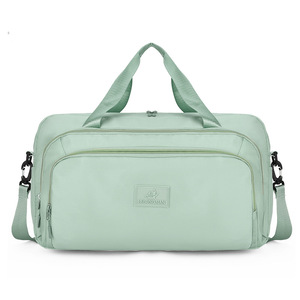 Casual Travel <b>Bag</b> Adjustable Crossbody Strap Embossed Leather Logo Dual Side Pockets Thick Webbing Handle Shoulder Storage <b>Bag</b> - Product Image 4