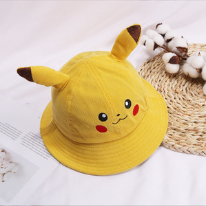 Pika-chu-gorro <span class=keywords><strong>de</strong></span> pescador para niños, sombrero <span class=keywords><strong>de</strong></span> pescador <span class=keywords><strong>Pokemon</strong></span>, novedad - Product Image 6