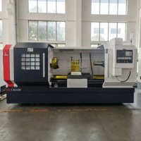 Tour CNC haute performance CK6180, machine de tournage à lit plat de précision pour le travail des métaux, avec système de contrôle CNC avancé