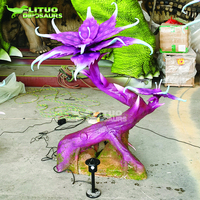 Fleurs Animatroniques Réalistes Géantes Magiques Plantes Mobiles Attractions