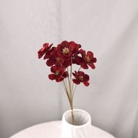 Großhandel Handgefertigte Silberglocken Getrocknete Blumen Bunte Konservierte Blumenstiele für Boho-Heimdekoration Valentinstag Weihnachten