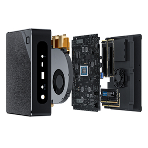 GTR6 6900HX 4 ekran 8K ry-zen Mini <span class=keywords><strong>PC</strong></span> Win 11 Pro oyun masaüstü bilgisayar 8C/16T HD-MI DDR5 çift SO-DIMM parmak izi - Product Image 5