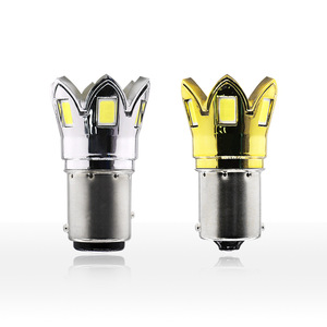 Clignotants LED pour voiture, feux de freinage, ampoules de recul en forme de lotus à 6 lumières 1157, 1156 - Product Image 1