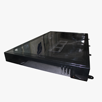 Gabinete de Monitoreo para Piso de Fábrica, Acero Galvanizado, IP55, Resistente a Químicos, Ventana de Visualización de Vidrio Templado, Recubrimiento en Polvo, Personalizado