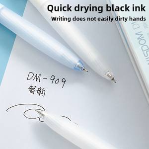 Stylo neutre à encre liquide, à séchage rapide, à double pointe, noir épais, 0,5 mm, pour examen scolaire et étudiant - Product Image 4