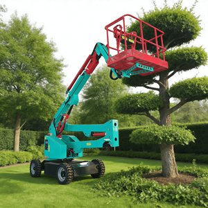 Plateforme <span class=keywords><strong>élévatrice</strong></span> télescopique <span class=keywords><strong>sur</strong></span> chenilles autopropulsée articulée de 10 à 18 m pour travaux en hauteur - Product Image 5