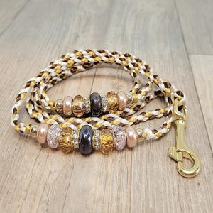 Guinzaglio per cani con perline brillanti guinzaglio all'ingrosso della catena show guinzaglio sottile per cani di piccola taglia - Product Image 4