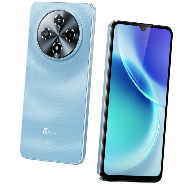 Fossibot Hot Selling Trendy Design Smartphone S5Pro 6.88" HD+ Display 8GB+256GB Large Storage Dual SIM Phone for Entertainment