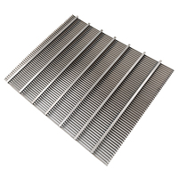 Pelat Saringan Kawat Wedge Wire SS316L untuk Pemisahan Limbah Akuakultur, Pemisahan Padatan-Cairan Residu Kolam Ikan
