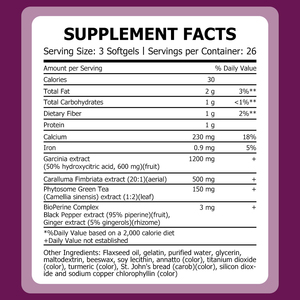 OEM Fat Reduction Softgels Garcinia Fat Reduction Greenselect Green Tea Extract Caralluma & Garcinia Softgel Technology - Product Image 2