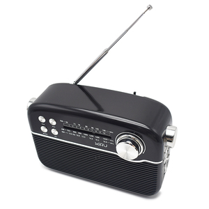 Radios Portátiles Multibanda Retro Clásicos con Pantalla Clara, Linterna, Altavoz Integrado, Energía Solar, Reproductor USB SD MP3 para el Hogar y Exteriores - Product Image 2
