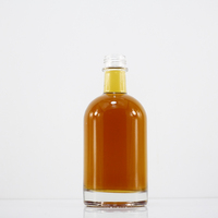 Bon marché Vide 100ml 200ml 375ml 500ml 750ml 1000ml 75cl Bouteilles à bouchon à vis rond Bouteilles de gin Bouteilles en verre de whisky