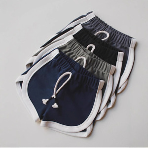 Ensemble 2 pièces pour filles, débardeur sans manches et short, couleur unie, coton respirant, bas à cordon de serrage, tenue d'été pour tout-petits - Product Image 5