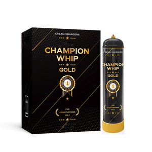 Bouteille de gaz CO2 recyclable en acier au carbone pour crème fouettée Champion - Product Image 3