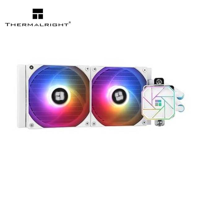 Bulk Pack Thermalright Aqua Elite 240 V3 White AIO CPU Liquid Cooler 66.17CFM Quiet 240mm Water Cooling for PC Builders