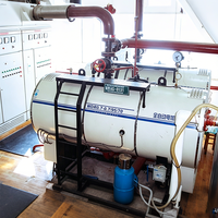 Chaudière à eau chaude électrique de 2000 kg, haute pression, entièrement automatique, à économie d'énergie, horizontale, pour usage industriel