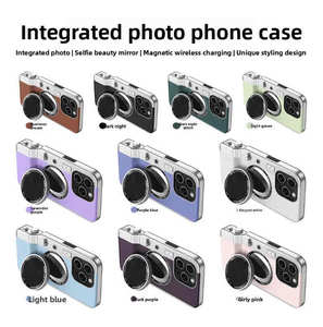 เคส PC แข็งคุณภาพสูงสำหรับ iPhone 16 15 14 13 PRO MAX กล้องสเตอริโอแม่เหล็กไฟฟ้างานฝีมือรุ่น XR แพ็คใน OPP - Product Image 5