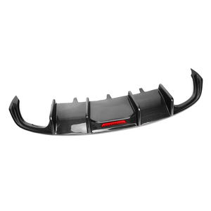 Diffuseur de pare-chocs arrière en Fiber de carbone véritable de Style A7 S7 <span class=keywords><strong>KB</strong></span> avec Led pour Audi A7 S7 C7 <span class=keywords><strong>2009</strong></span> 2010 2011 2012 2013 2014 2015 - Product Image 3