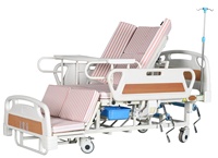 C05S Luxury Manual Integral Side Flip Nursing Bed Stryker Frame in Home Application Made of ABS Material for Hospital Use