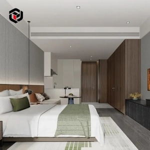 <span class=keywords><strong>Suite</strong></span> de chambre à coucher en bois massif et métal de luxe royale britannique personnalisable pour les hôtels 5 étoiles - Product Image 1
