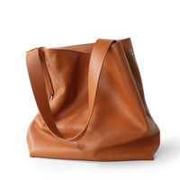 Sacs fourre-tout de luxe en cuir de vachette première couche, vente en gros, sacs hobo vintage simples en cuir véritable pour femmes, sacs à bandoulière