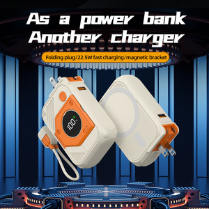 High Capacity 10000mAh Portable K28 Power Bank New Fast <b>Charging</b> Quick Charger 2-in-1 Wired & <b>Wireless</b> Power Banks Power <b>Station</b> - Product Image 6