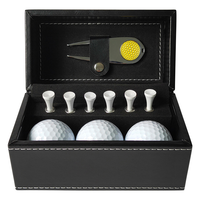 Coffret cadeau personnalisé avec logo, tees de golf, marqueurs de balle, ensemble cadeau de golf en caoutchouc, accessoires de golf