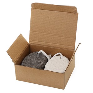 Cepillo de baño de piedra pómez volcánica Natural, 2 uds., exfoliante para pies, producto de <span class=keywords><strong>Spa</strong></span> y masaje - Product Image 3