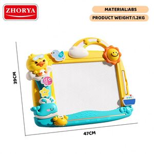 กระดานเขียนแม่เหล็กพลาสติก Zhorya สำหรับเด็ก กระดานวาดภาพระบายสี DIY ของเล่นสำหรับเด็ก - Product Image 6
