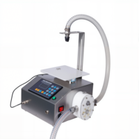 Machine de remplissage semi-automatique à pesée pour liquides visqueux : savon liquide, shampoing, miel, pâte de sésame, huile comestible, colle