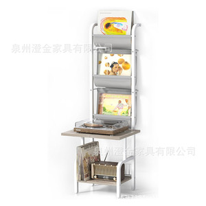 Soporte <span class=keywords><strong>de</strong></span> Metal Personalizado para Tocadiscos <span class=keywords><strong>de</strong></span> 5 Niveles, con Capacidad para 200 Álbumes, Estante <span class=keywords><strong>de</strong></span> Almacenamiento <span class=keywords><strong>de</strong></span> Sobremesa - Product Image 4
