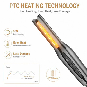 Plancha de Pelo Eléctrica de Aluminio Torlin, 450 Grados, Uso Doméstico, Control Digital de Temperatura, Protección Contra Sobrecalentamiento - Product Image 6