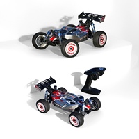 HOSHI N517C Frenzy 1/12 Mobil RC Brushless 4WD 70km/jam Kecepatan Tinggi Kendaraan Remote Control Off-Road Monster Truck RTR Versi 3-Baterai
