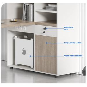 Venta directa de fábrica Combinación de silla y <span class=keywords><strong>escritorio</strong></span> multiposición de oficina multifuncional simple de alta calidad con pantalla - Product Image 5