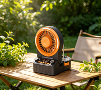 Haut-parleur à manivelle avec ventilateur externe 10000MAH FM